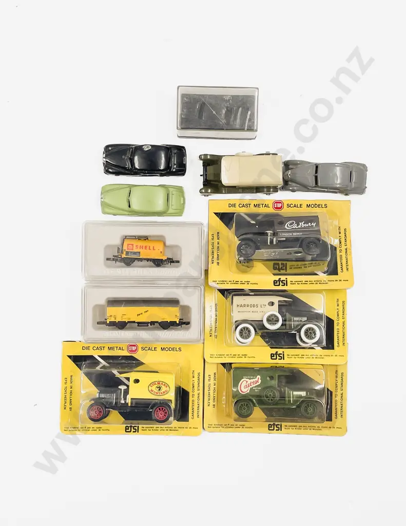 Four Efsi Diecast Boxed Promotional Models other Unboxed Three Bradshaw Vehicles & Other Image 1++