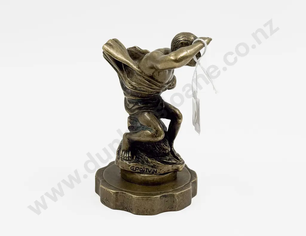 C1920's Style French Hermes 'Vigie g poitvin'  Pathfinder Car Mascot Image 1++