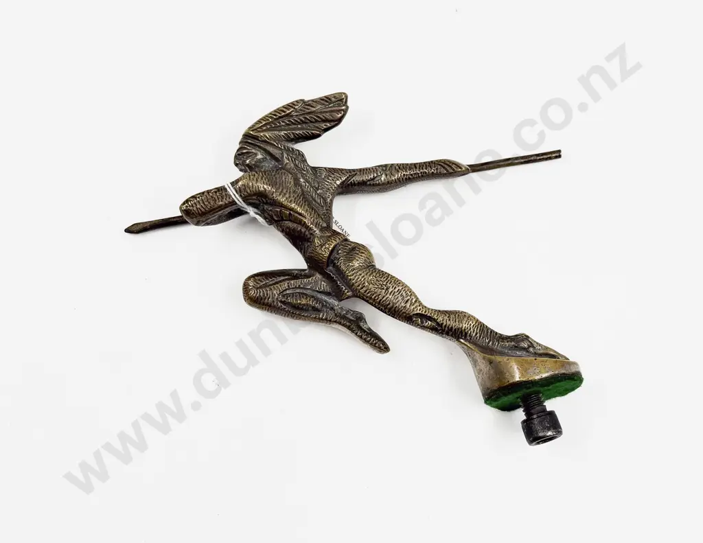 C1930's Style Pontiac Running Native American Chief Car Hood Ornament Image 1++
