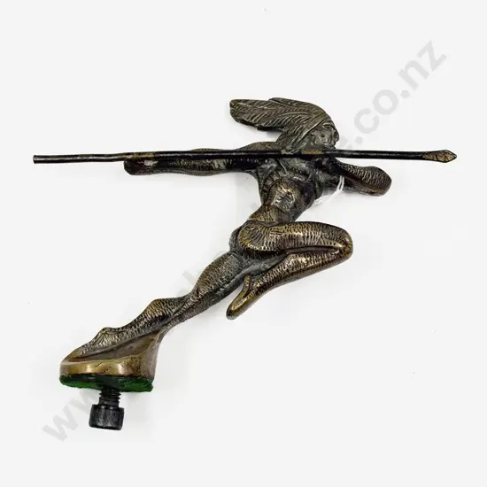 C1930's Style Pontiac Running Native American Chief Car Hood Ornament