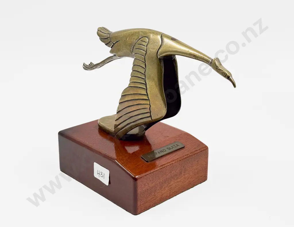 Replica Hispano-Suiza Flying Stork Mascot by F Bazin C1920 Image 1++