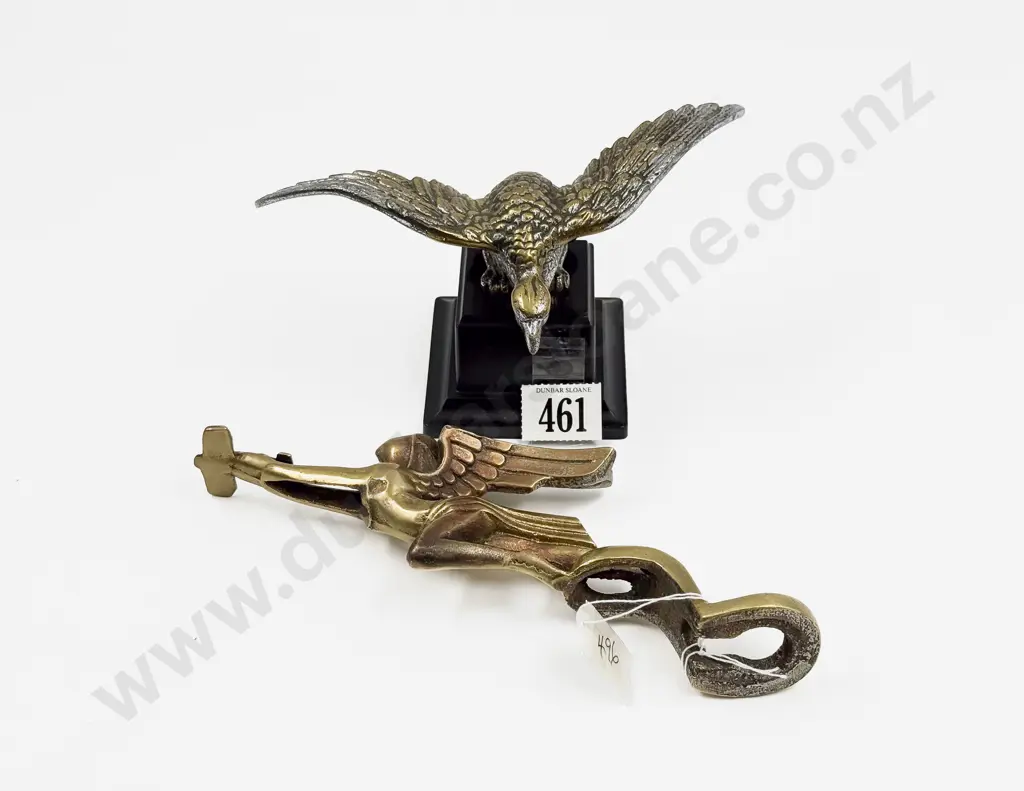 Replica Packard Goddess of Speed and Desmo Eagle Type Mascots Image 1++