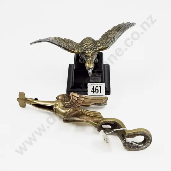 Replica Packard Goddess of Speed and Desmo Eagle Type Mascots