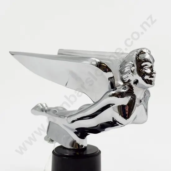 New Chrome Plated Flying Goddess Car Hood Ornament