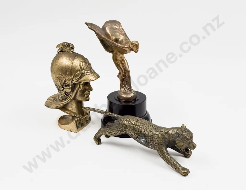 Three Replica Car Mascot Hood Ornaments Image 1++