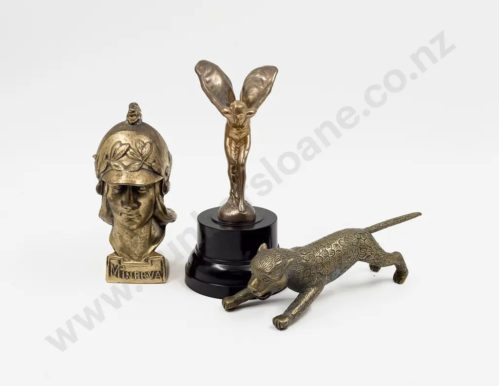 Three Replica Car Mascot Hood Ornaments Image 1++