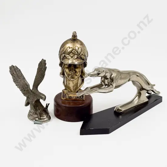 Three Replica Car Mascot Hood Ornaments