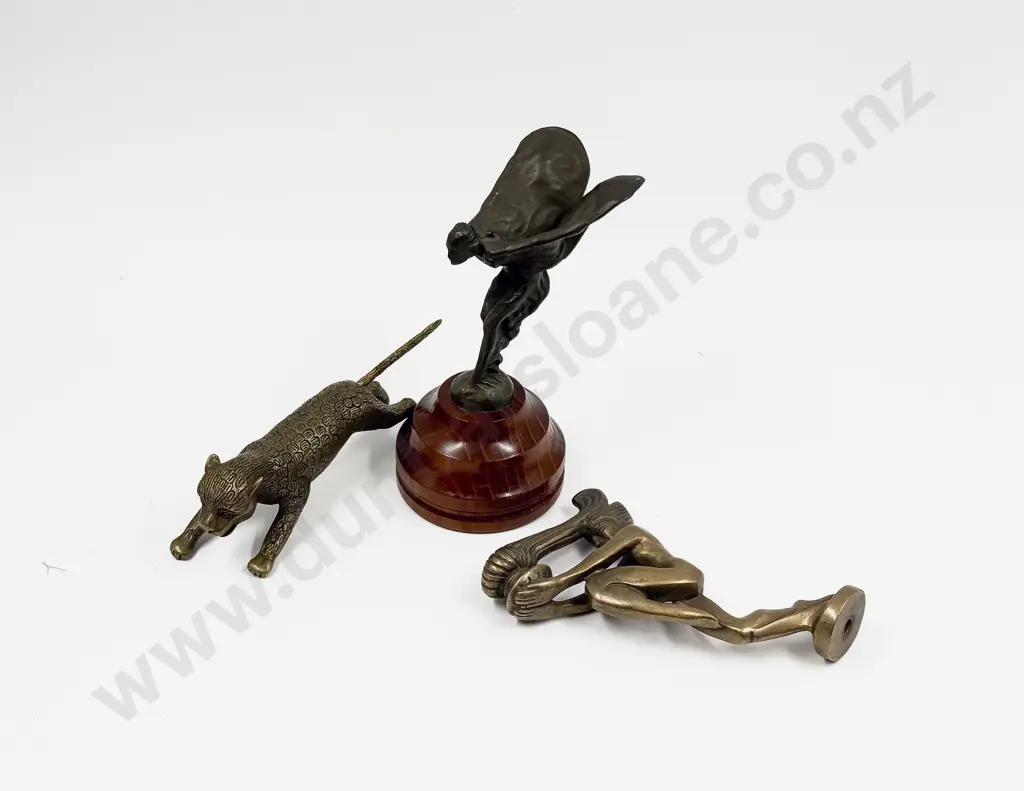 Three Replica Car Mascot Hood Ornaments Image 1++