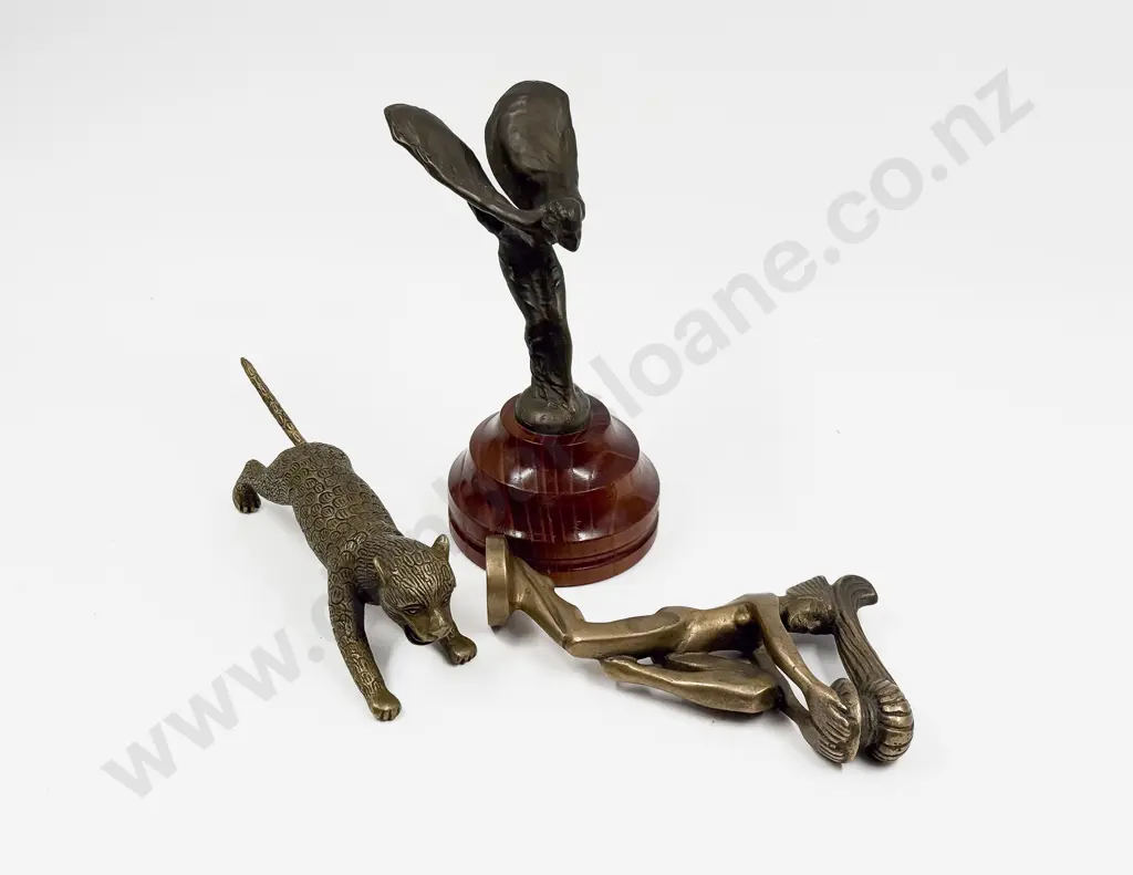Three Replica Car Mascot Hood Ornaments Image 1++