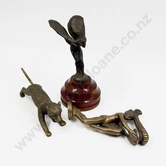 Three Replica Car Mascot Hood Ornaments