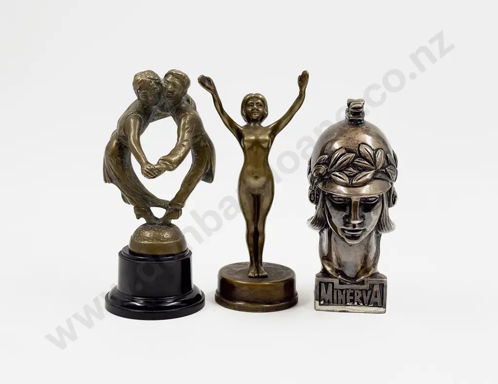 Three Replica Car Mascot Hood Ornaments Image 1++