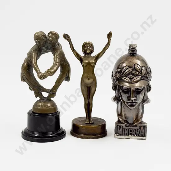 Three Replica Car Mascot Hood Ornaments