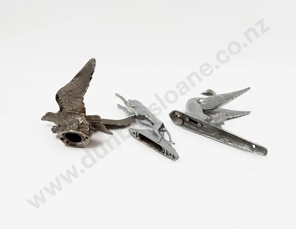 Three Replica Car Mascot Hood Ornaments Image 1++