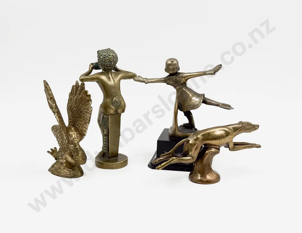 Four Replica Car Mascot Hood Ornaments Image 1++