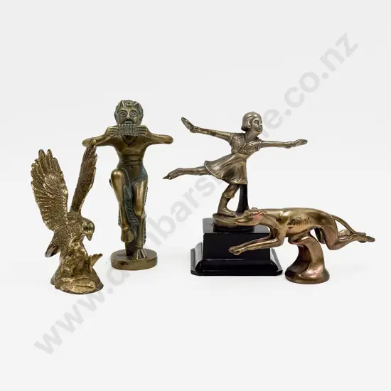 Four Replica Car Mascot Hood Ornaments