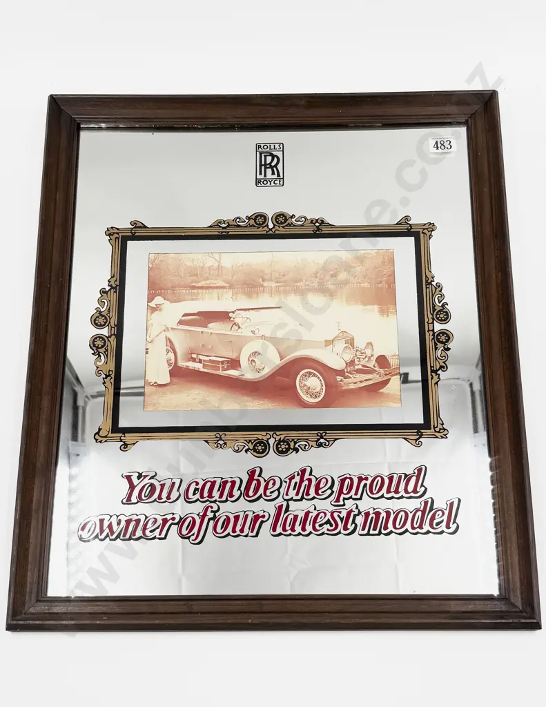 New Rolls Royce Decorative Advertising Mirror Image 1++