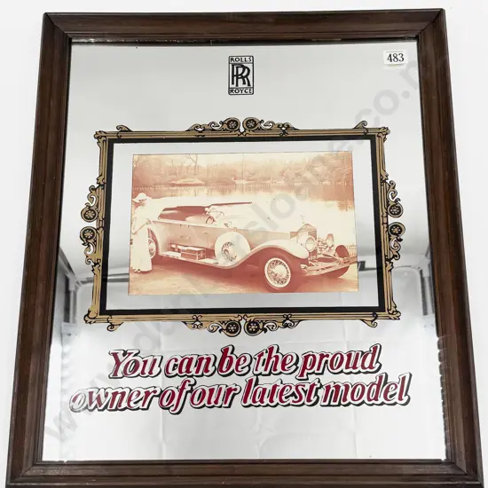 New Rolls Royce Decorative Advertising Mirror