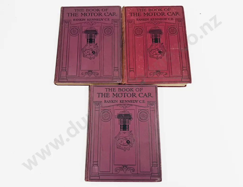 The Book of the Motor Car by Rankin Kennedy Vols 1-3 Image 1++