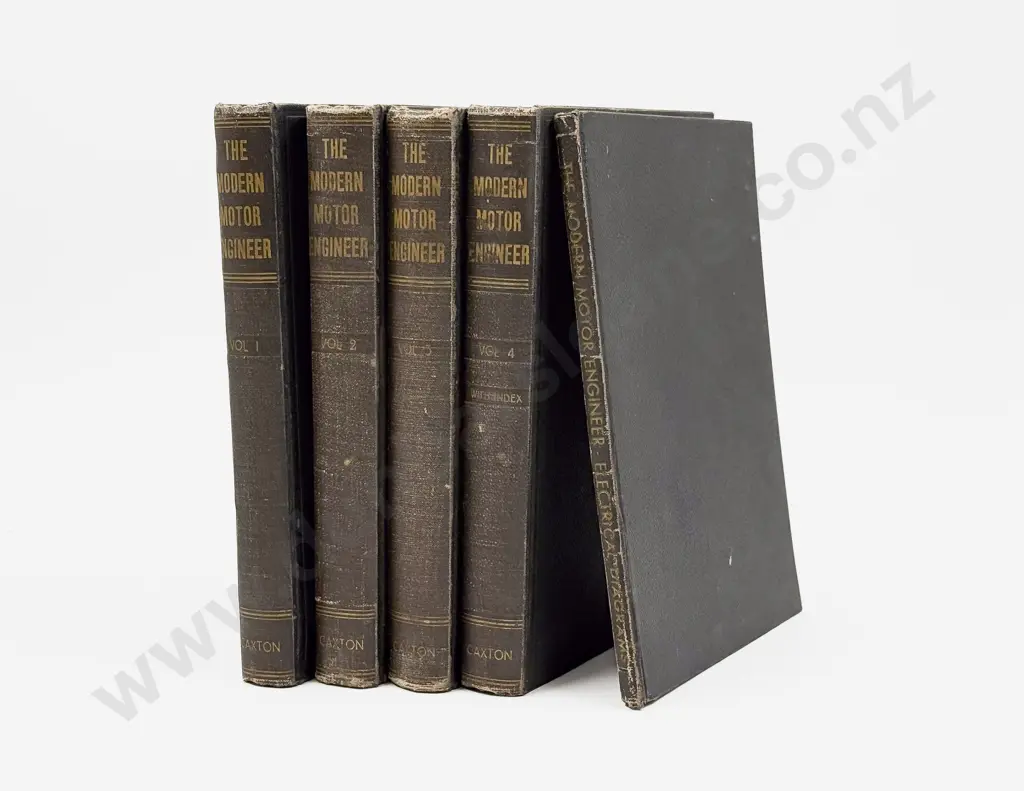 The Modern Motor Car Engineer Vols 1-4 with Electrical Diagrams Volume Image 1++