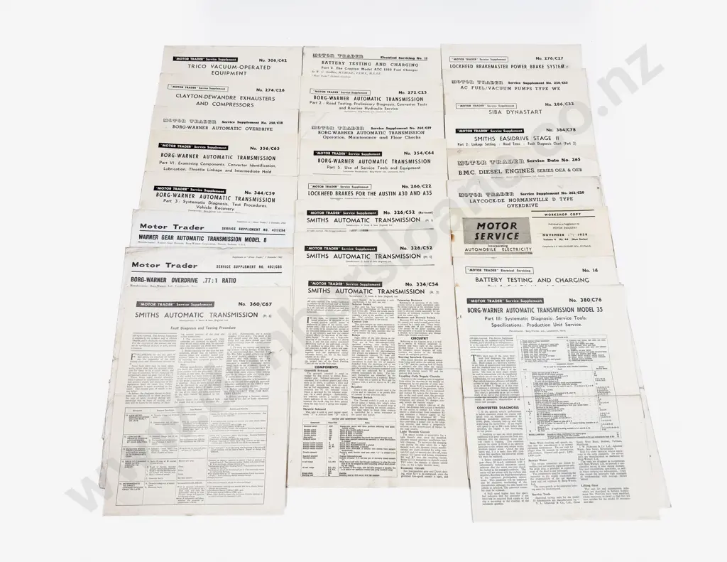 Motor Trader Service Data Various Engine Component Service Supplements Image 1++