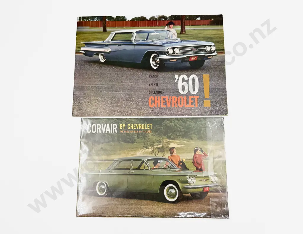 1960 Chevrolet Car Model Booklets (2) Image 1++
