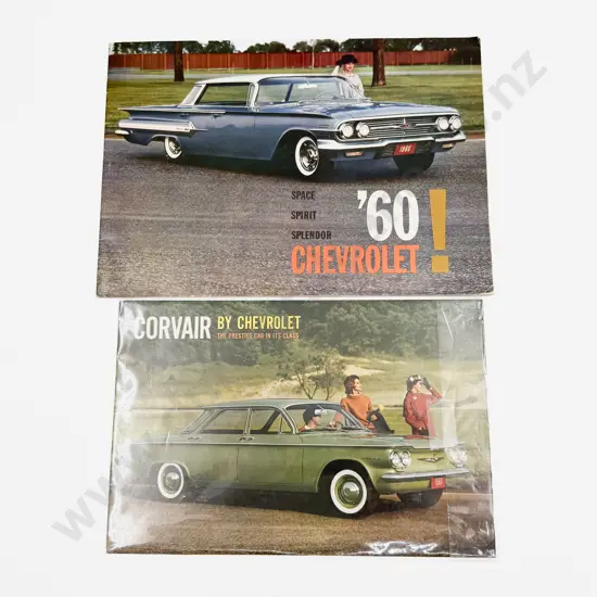 1960 Chevrolet Car Model Booklets (2)