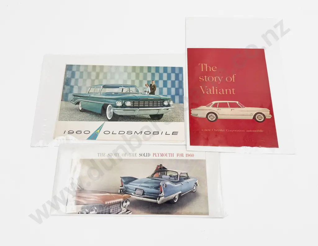 1960 Plymouth Chrysler and Oldsmobile Car Model Booklets (3) Image 1++