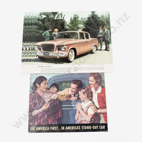 C1941 Studebaker Cars Booklet and The Lark By Studebaker Leaflet x5