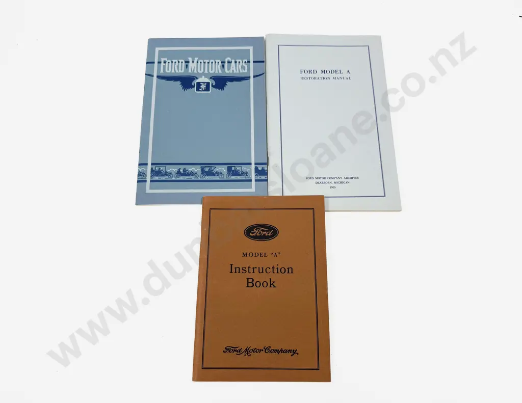 Ford Model 'A' Three Reprint Booklets Image 1++