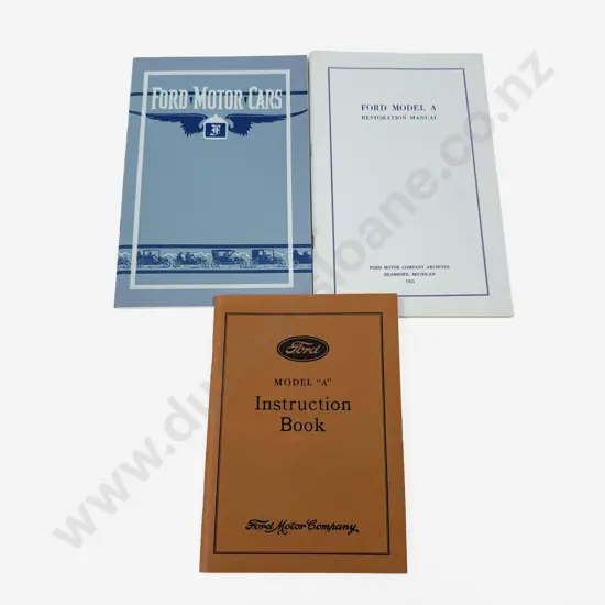 Ford Model 'A' Three Reprint Booklets