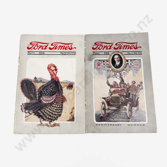 1914 June and Nov Ford Times Magazines