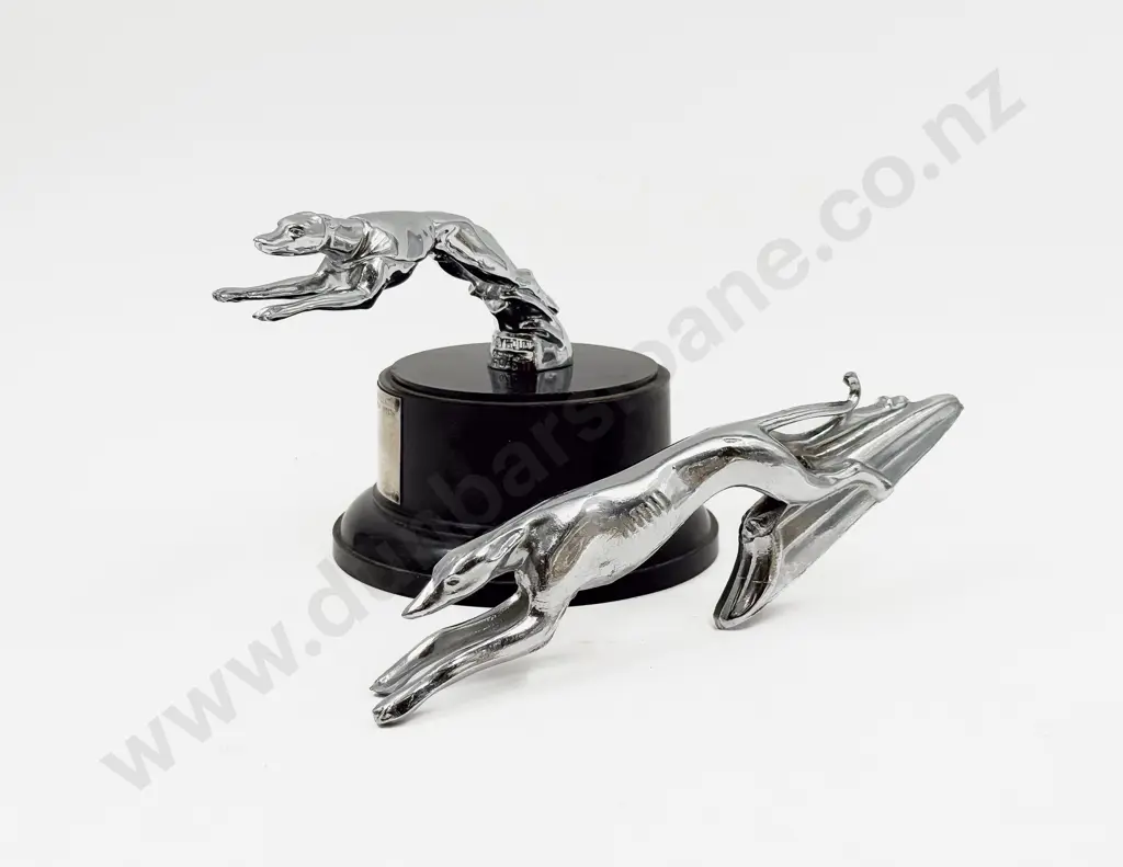 New Ford Greyhound Hood Ornament and Greyhound Trophy Image 1++