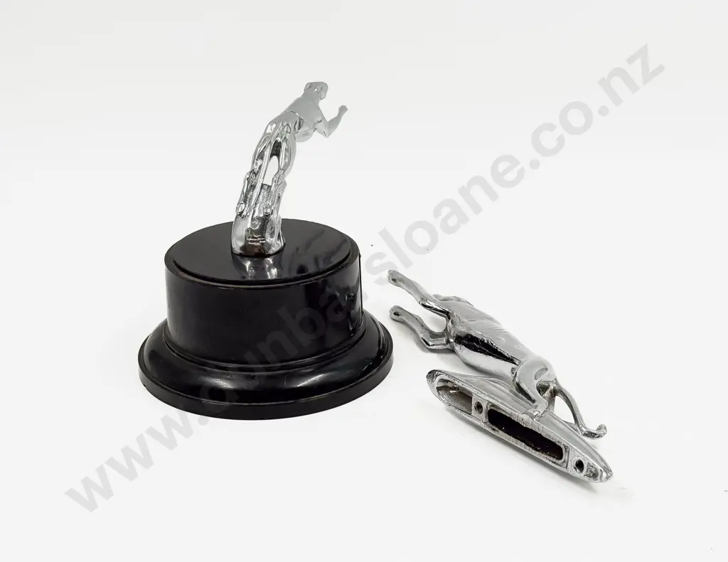 New Ford Greyhound Hood Ornament and Greyhound Trophy Image 1++