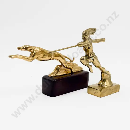 New Ford Greyhound Hood Ornament and Indian Brave