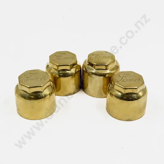 Set Four Model T Ford (1913-1916) New Brass Hub Caps