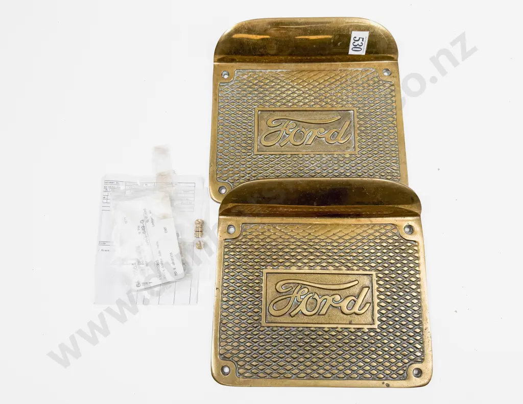 Two New (1909-1927) Ford Model T Speedster Passengers Side Step Plates Image 1++
