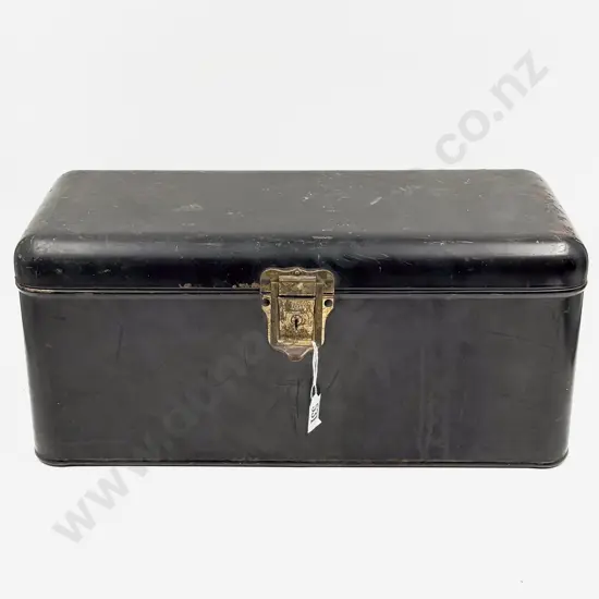 Model T Ford Running Board Japanned Tin Tool Box