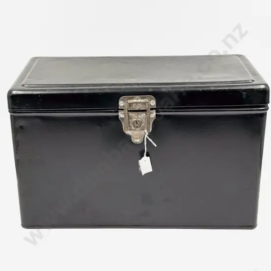 Model T Ford Running Board Japanned Tin Tool Box