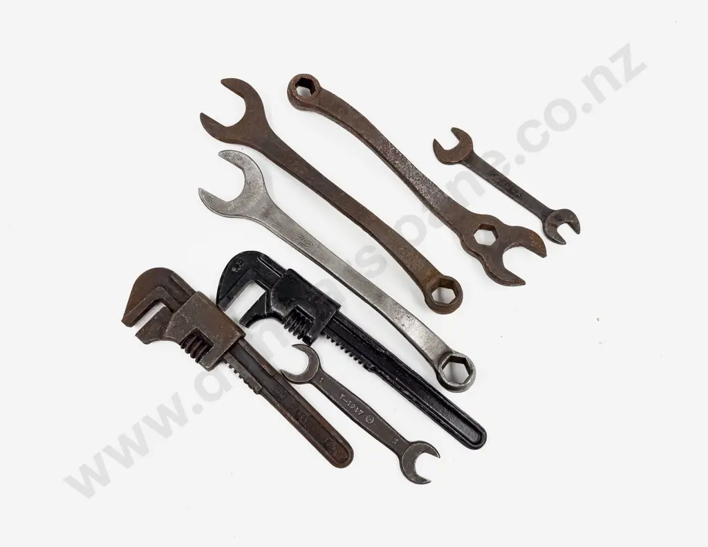 Seven Vintage Ford Branded Hand Tools Image 1++