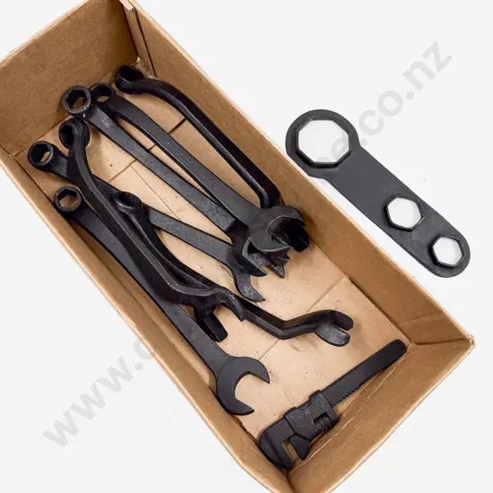 Nine Restored Vintage Ford Branded Hand Tools