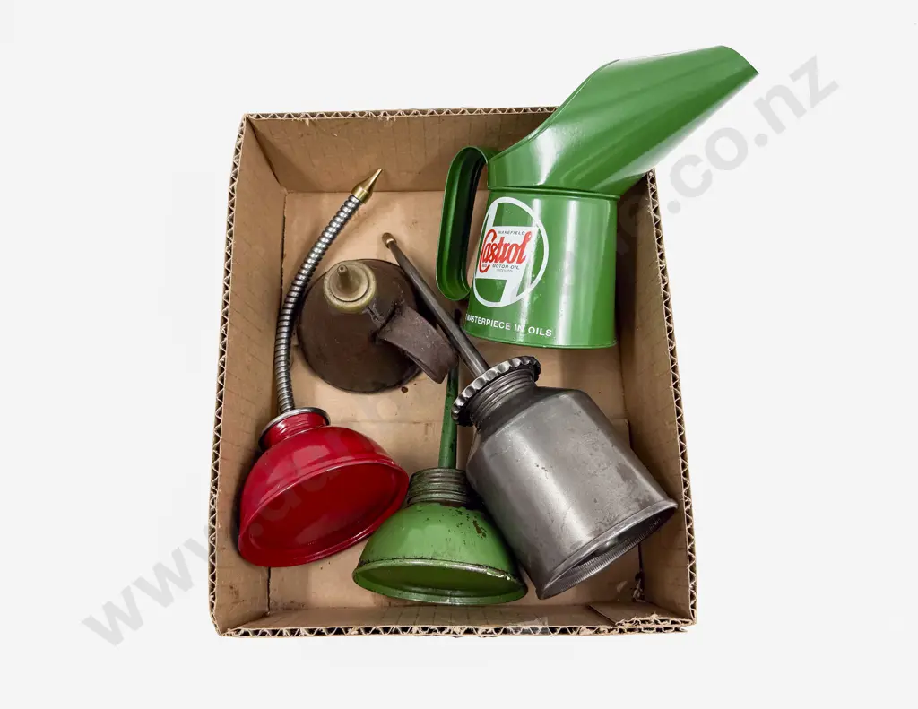 Five Small Oil Cans Image 1++