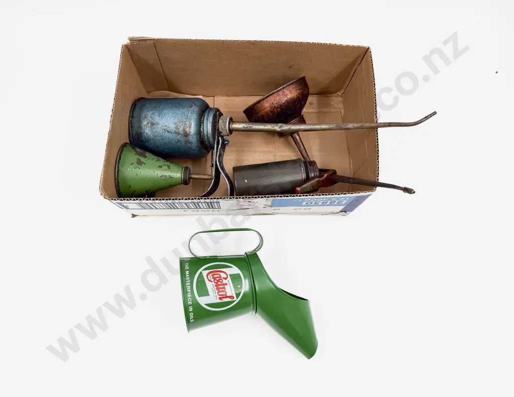 Five Small Oil Cans Image 1++