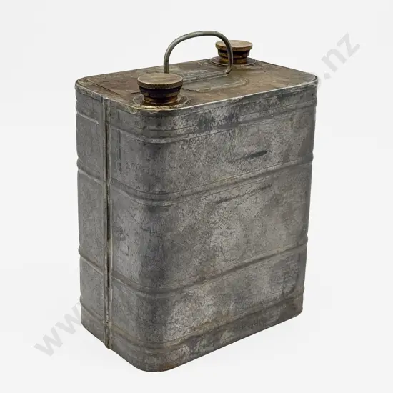 1940s WWII Swiss Army Oil Can 4 Litres