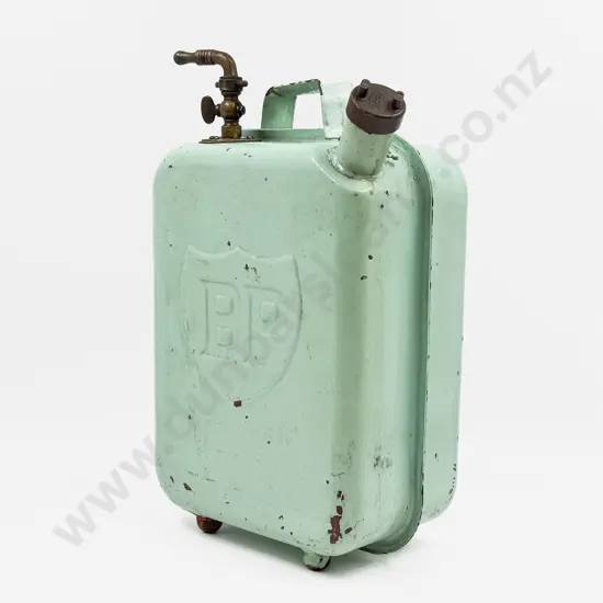 BP Ltd Wellington Petrol Can with Lesco Brass Cap and Brass Fitting