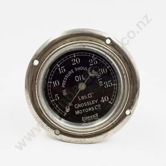 Crossley Motors Oil Gauge