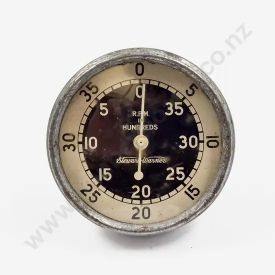 Vintage Stewart Warner Tachometer RPM Gauge