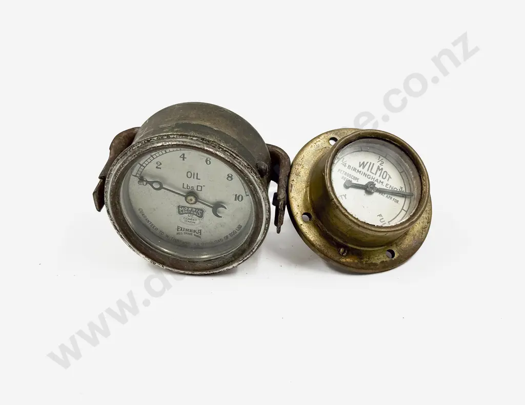 Morris Motor Oil Gauge and Wilmot Petroscope Image 1++