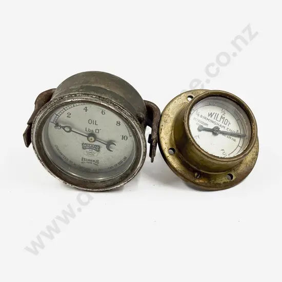Morris Motor Oil Gauge and Wilmot Petroscope
