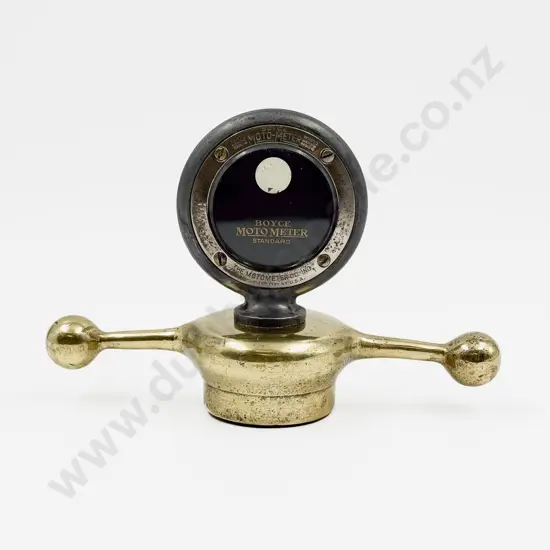 Antique Boyce Moto Meter Standard on 'Dog Bone' Radiator Cap