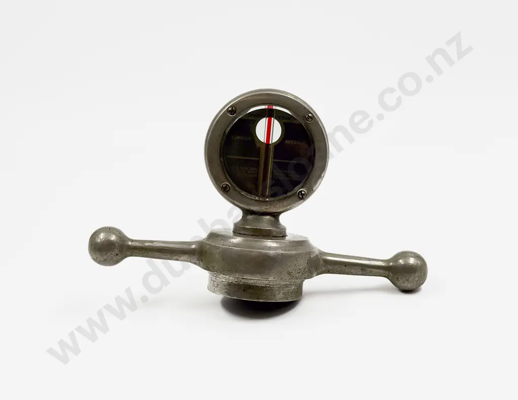 Boyce Moto Meter Universal Model on 'Dog Bone' Radiator Cap Image 1++